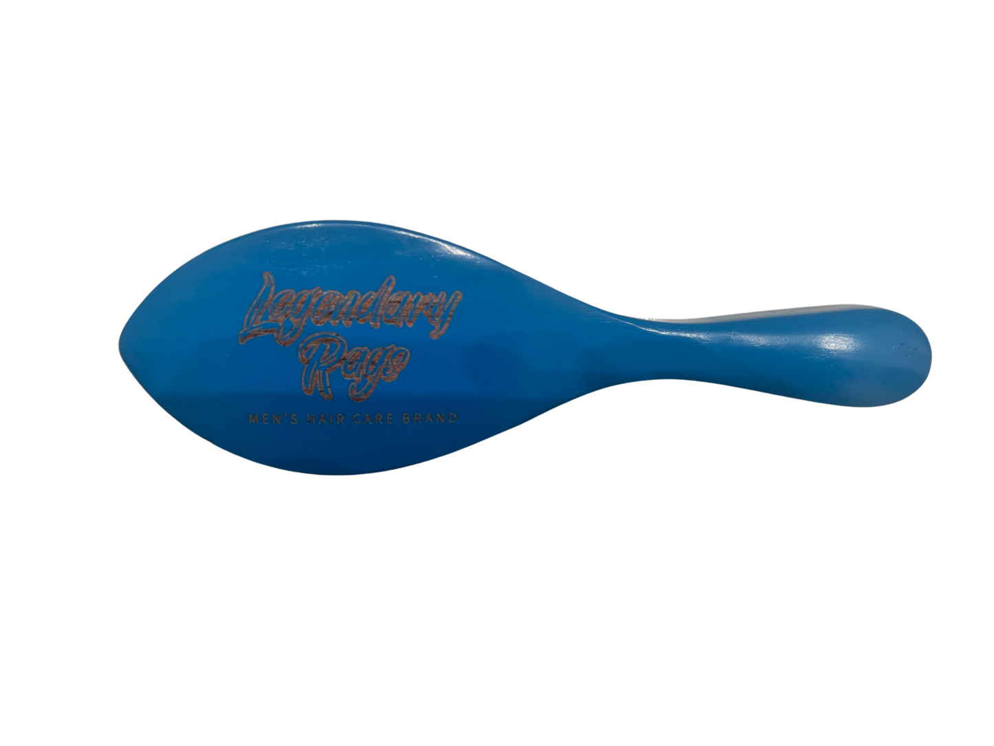 Legendary Blue Curved Hard Handle Brush
