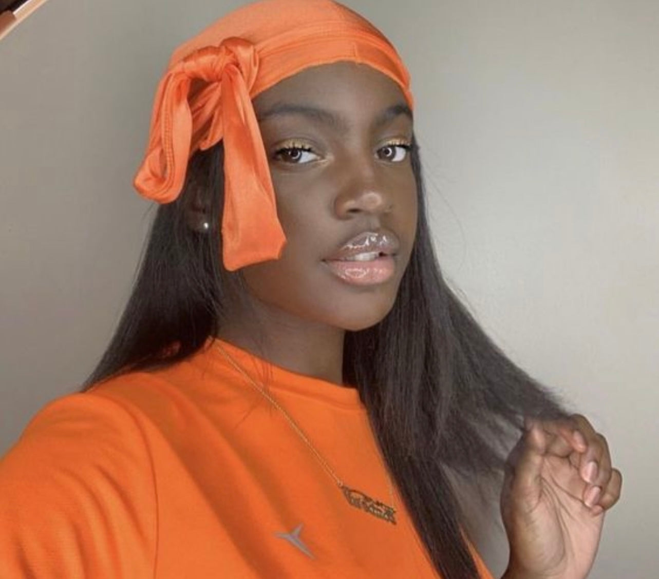 Legendary Orange Silky Durag