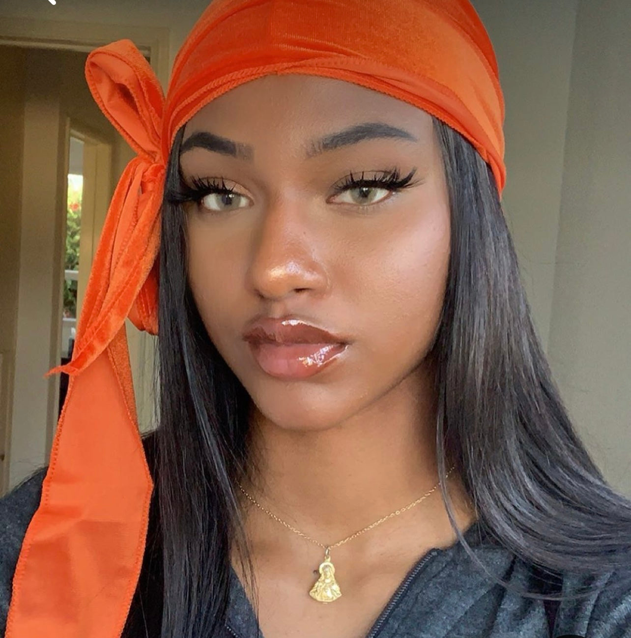 Legendary Orange Silky Durag
