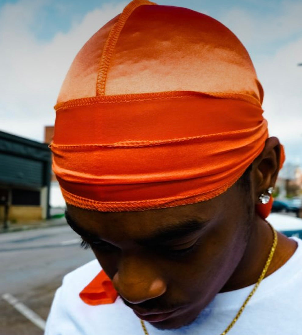 Legendary Orange Silky Durag