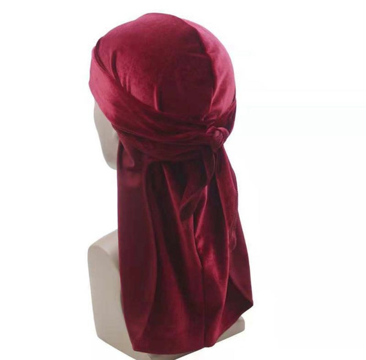 Legendary Burgundy Velvet Durag