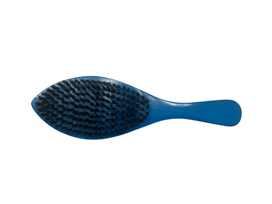 Legendary Blue Curved Hard Handle Brush